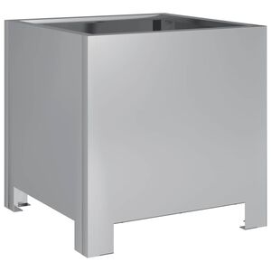 vidaXL Plantenbak 30x30x30 cm gegalvaniseerd staal