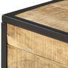 vidaXL Salontafel 70x50x33 cm massief mangohout