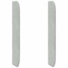 vidaXL Hoofdbord oor Lichtgrijs 80 x 16 x 4 cm Fluweel
