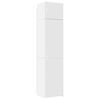 vidaXL Opbergkast smal 50x42,5x225 cm bewerkt hout wit