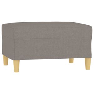 vidaXL Voetenbank 70x55x41 cm stof taupe