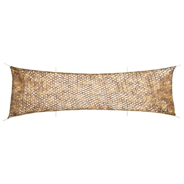 vidaXL Camouflagenet met opbergzak 753x199 cm zandkleurig