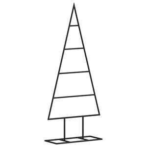 vidaXL Kerstdecoratie kerstboom 60 cm metaal zwart