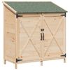 vidaXL Tuinschuur Naturel 106 x 56 x 113,5 cm Massief Vurenhout