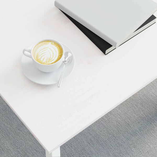 vidaXL Salontafel Wit 40 x 40 x 36 cm Massief grenenhout