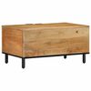 vidaXL Salontafel 80x50x40 cm massief mangohout bruin