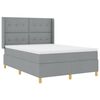 vidaXL Boxspringbed met matras Lichtgrijs 140 x 200 cm Stof