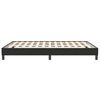 vidaXL Boxspring zonder matras fluweel zwart 140x210 cm