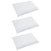 vidaXL Dekbed Set met kussen 3 st Wit Donsveertjes