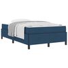 vidaXL Boxspringbed Blauw 120 x 190 cm Stof