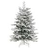 vidaXL Kunstmatige Inklapbare Kerstboom Wit 120 cm PE en PVC