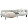 vidaXL Hoekbedframe Lichtgrijs 90 x 200 cm Fluweel