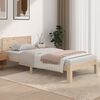 vidaXL Bedframe massief hout 90x190 cm