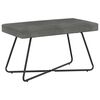 vidaXL Bank Donkergrijs 80 x 40 x 45 cm fluweel