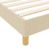 vidaXL Bedframe met hoofdeinde Cr&egrave;me 100 x 200 cm Stof