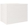 vidaXL Plantenbak 90x60x68,5 cm massief grenenhout wit