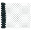 vidaXL Gaashek 10 x 1,2 m Staal Groen