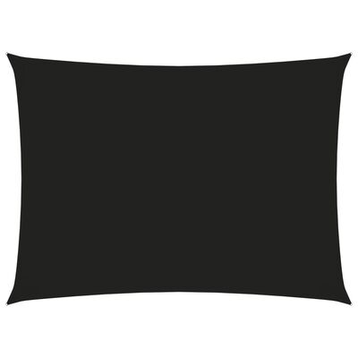 vidaXL Zonnescherm rechthoekig 2x3,5 m oxford stof zwart