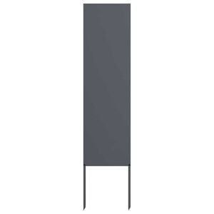 vidaXL Tuin Privacy Screen Antraciet 32 x 140 cm Koudgewalst staal