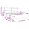 vidaXL Bedframe met hoofdeinde Wit 200 x 200 cm Massief grenenhout