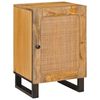 vidaXL Badkamerkast Bruin 38 x 33 x 58 cm Massief Mango Hout