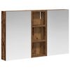 vidaXL Badkamerkastenset 3 st 80 x 10,5 x 50 cm Bewerkt hout