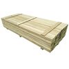vidaXL 96 st Schuttingpalen 6x6x240 cm ge&iuml;mpregneerd grenenhout