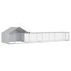 vidaXL 2 st zilver 700 x 200 x 150 cm Gegalvaniseerd staal