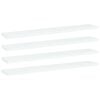 vidaXL Wandschappen 4 st 60x10x1,5 cm bewerkt hout wit