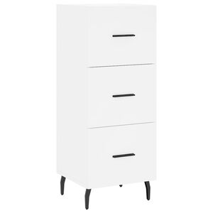 vidaXL Dressoir 34,5x34x90 cm bewerkt hout wit
