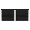 vidaXL Plantenbak 150x50 cm massief grenenhout zwart