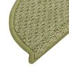 vidaXL Trapmatten 15 st 65x21x4 cm groen