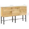vidaXL Dressoir 118x30x70 cm massief mangohout