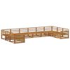 vidaXL Sofa-Sets 10 st Massief Acaciahout
