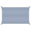 vidaXL Zonneschaduwzeil Blauw en Wit 4 x 2,5 m 100% Polyester Oxford