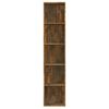 vidaXL Boekenkast 40x30x189 cm bewerkt hout gerookt eikenkleurig