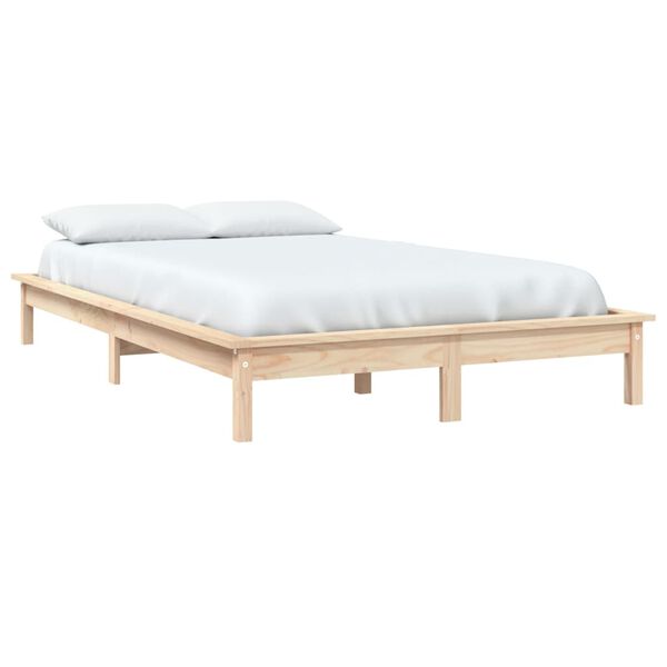 vidaXL Bedframe massief grenenhout 120x200 cm