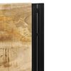vidaXL Hoofdeinde 160 cm massief hout mango en ijzer