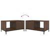 vidaXL Salontafel met lade Bruin Eiken 90 x 49 x 46 cm Bewerkt hout