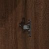vidaXL Kledingkast met plank Bruin Eiken 55 x 25 x 189 cm Bewerkt hout