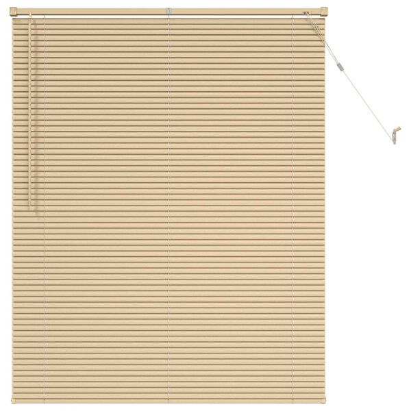 vidaXL Venetiaanse Blind Lichtbruin met Patroon 150 x 120 cm PVC