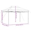 vidaXL Partytent inklapbaar pop-up 410x279x315 cm bordeauxrood