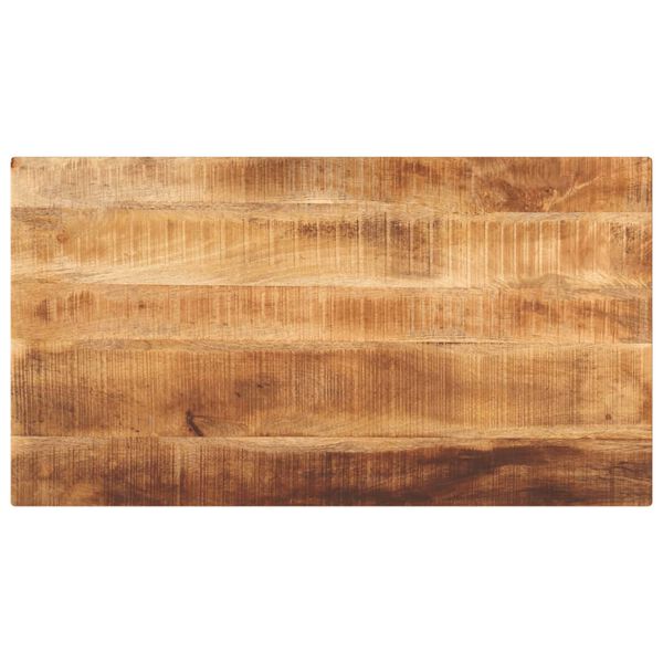 vidaXL Tafelblad rechthoekig 100x60x1,5 cm massief ruw mangohout
