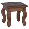 vidaXL Nesttafel 3 pcs Bruin Massief mahoniehout