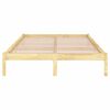 vidaXL Bedframe massief hout 135x190 cm