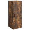 vidaXL Wandkast 33 x 34,5 x 90 cm Bewerkt hout Gerookt eiken