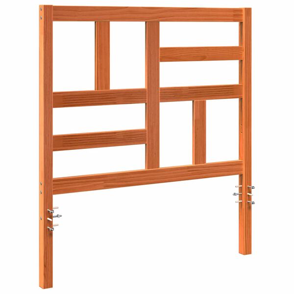 vidaXL Bed Hoofdbord Wasbruin 105,5 x 4 x 104 cm Massief grenenhout