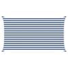 vidaXL Zonneschaduwzeil Blauw en Wit 4,5 x 2,5 m 100% Polyester Oxford