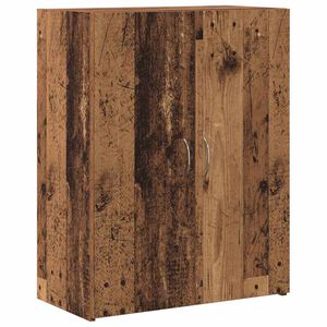 vidaXL Kantoorkast Oud hout 70 x 32 x 77.5 cm Bewerkt hout