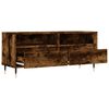 vidaXL Tv-meubel 100x34,5x44,5 cm bewerkt hout gerookt eikenkleurig